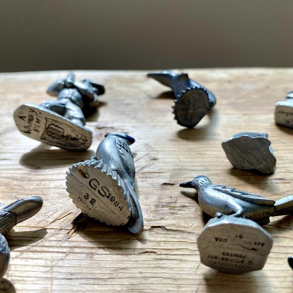 Selection of Vintage Pewter Figurines Set of 14 - Picture 7 of 8